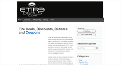 Desktop Screenshot of etiredeals.com