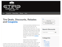 Tablet Screenshot of etiredeals.com